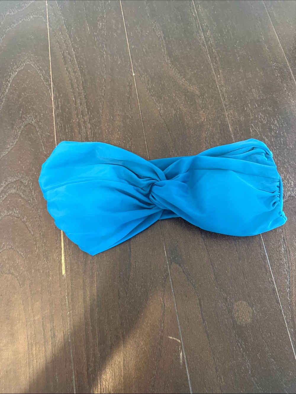 Turquoise Twist Bandeau Top